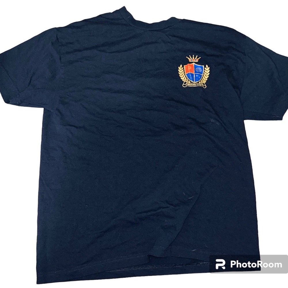 Navy Blue Primitive T-Shirt. Size: Large
